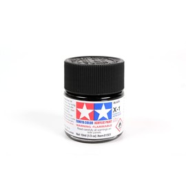 Tamiya Models X-1 Mini Acrylic Paint, Black