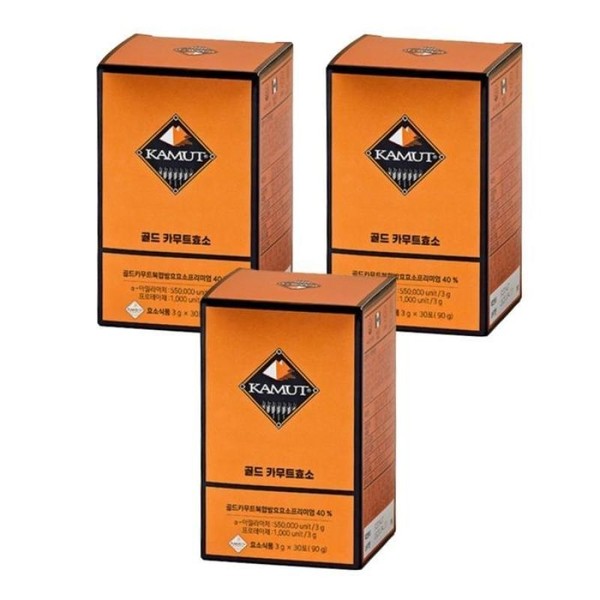 Grayon Gold Kamut Enzyme 30 Packets x 3 Boxes /