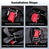 TOKCKYBL Universal Helmet Quick Release Buckle Kit - Stainless Steel