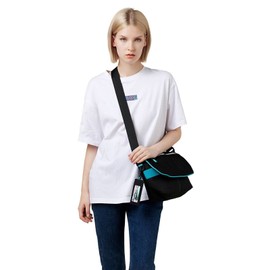FIREFIRST Hatsune Miku & Kagamine Rin Lens Crossbody Messenger Shoulder Bag, turquoise