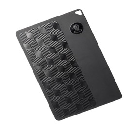 Wallet Tracker Card with Luggage Tag - Compatible with Apple Find My Card - 1.6mm Slim GPS Card for Wallet - Rechargeable Finder Tracker for Keys Bags & Passports(iOS Only)