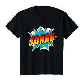 Kids Boys Jonah Name Comic Book Superhero T-Shirt