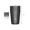 Snow Peak Thermo Tumbler 470 Raster Black Camping Outdoor