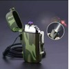 Waterproof Dual Arc Electric Plasma Lighter & Led Flashlight Combo