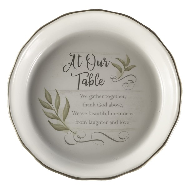 Cathedral Art at Our Table Pie Plate, One Size, Multi