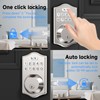 keyless Entry Door Lock deadbolt with Handle Set- Front Door