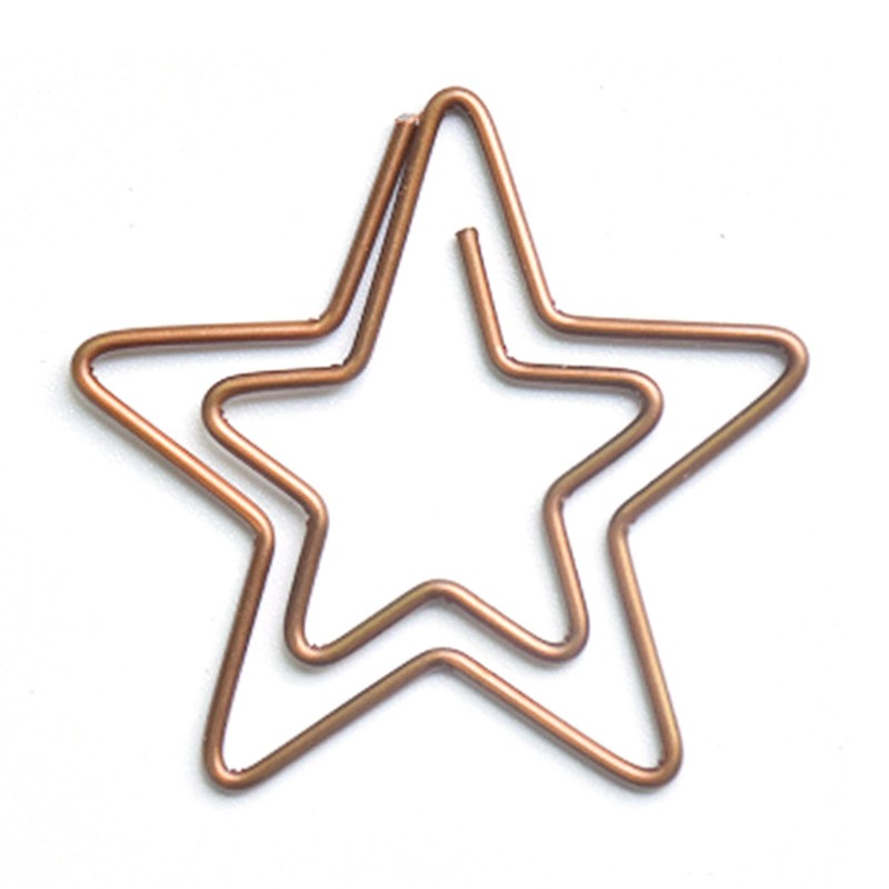 100Pcs Cute Paper Clips Retro Christmas Style Exquisite Color Wide