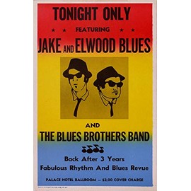 BLUES BROTHERS REPLICA CONCERT POSTER FROM THE MOVIE