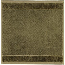 Möve Bamboo Luxe Flannel 30 x 30 cm 60% Cotton / 40% Viscose Made from Bamboo Cellulose, Olive