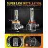 Fahren H11/H9/H8 LED Light Bulbs 120W 30000 Lumens 6500K Cool