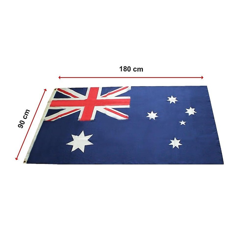 Australian Flag Heavy Duty Woven Spun Poly Australia Flag Metal