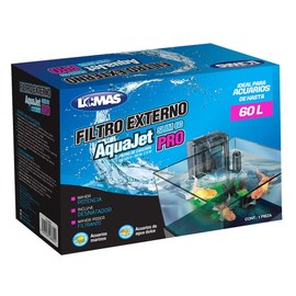 Fancy Pets Lomas Aquajet Slim Pro Filtro Externo para 60 litros para Acuarios y Peceras