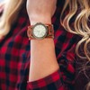 Gatuida 1pc Slim Leather Casual Watch Women Wrist Watch Bracelet