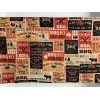 Handmade Valance BBQ Theme CustomMade Window Treatment Black Rust Tan