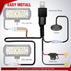 Nilight 16AWG Wiring Harness Kit 2 Leads Specially Customized for