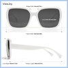 ViewJoy Womens Sunglasses Polarized Fashion Designer Square Oversized Classic Trendy