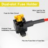 Jotia 5 Pack 12V Add-a-Circuit Adapter and Fuse Kit, Low