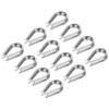 PATIKIL M5 Stainless Steel Thimbles 20pcs Wire Rope Thimbles 5mm
