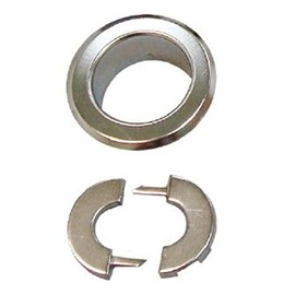 Fire Sprinkler Retrofit Recessed Escutcheon Steel Split Inner Ring 1/2" NPT Chrome