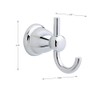 Franklin Brass KIN35-PC-1 Kinla Robe Hook, 1 per pkg in