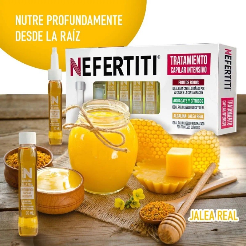 Nefertiti Ampolletas Alcalina - Jalea Real 10 X 20ml