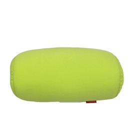 Bookishbunny 2pcs Micro Bead Roll Pillow Cushion for Bed Back Neck Head Body Support, 13" x 7", Various Designs (Lime Green)