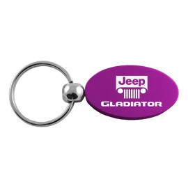 Jeep Gladiator Oval Key Ring (Purple)