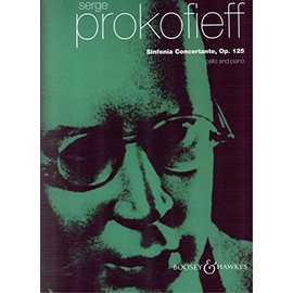 Sinfonia Concertante: op. 125. cello and orchestra. Réduction pour piano avec partie soliste.