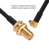 Zerone RG316 SMA Female to MMCX Male Right Angle Coaxial
