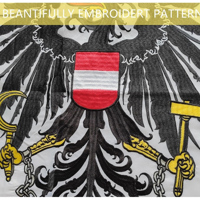 Austrian Flag with Eagle 90 x 150 cm - Austria