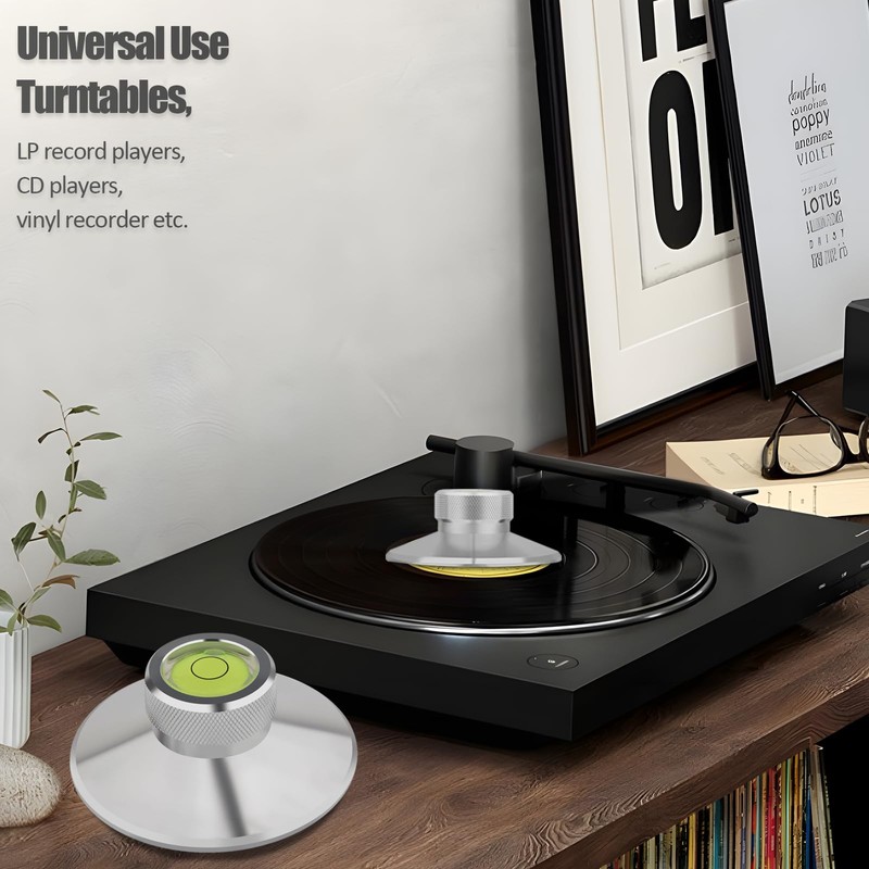 Preffair Disc Stabilizer Record Weight Turntable LP Vinyl Clamp Vibration