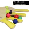 W4W Kadima Beach Paddle Ball Racket Set - Bundle Pack