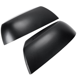 Rldym Rear View Mirror Cover Cap Left Driver & Right Passenger Side for Toyota Tundra Sequoia 2007-2021 Mirror Cap Cover Replace 879150C040, 879450C020, Gloss Black, 1 Pair
