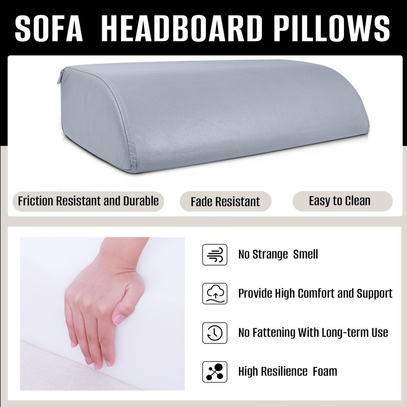 M Mute Touch 2PCS Sofa Couch Back Cushions, Backrest Support