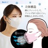 グディナ 快適立体接触瞬間冷感バイカラーマスク個別包装 冷感マスク クールマスク MASKCOOL 不織布マスク 冷感不織布マスク(30, ホワイト)