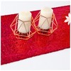 WISPET Red Sequin Table Runner 12 X 108 Inch Pack