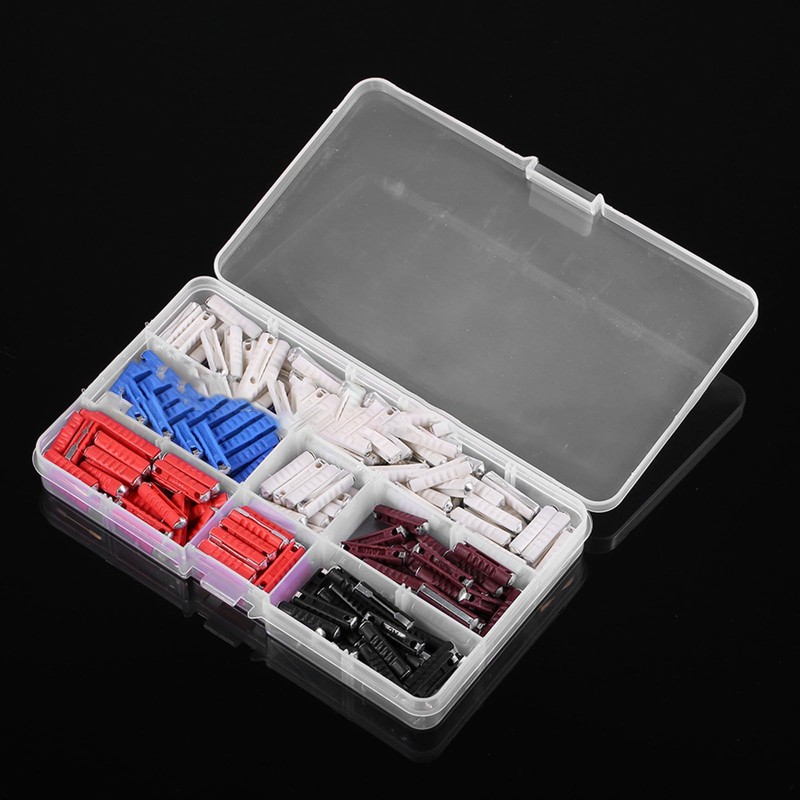 200Pcs Car Fuses European Automobile Fuses Assortment Set 5A 8A