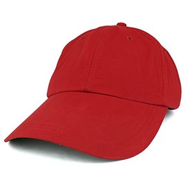 Armycrew Lightweight UV 50+ UPF Sunshield Long Bill Mesh Lined Cap - RED