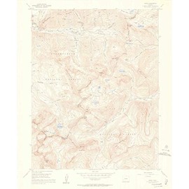 YellowMaps Ophir CO topo map, 1:24000 Scale, 7.5 X 7.5 Minute, Historical, 1955, Updated 1957, 26.9 x 22.2 in - Tyvek
