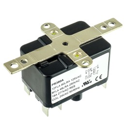 HUAREW 24V Fan Relay 90-380 AC Fan Relay AC Switch SPST for Fan Control HVAC Coleman Furnace Blower Humidifier Goodman Blower Heating Sequencer Relay