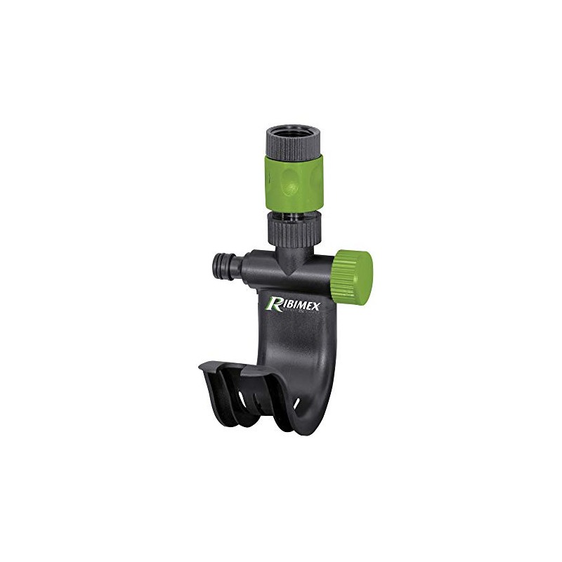 Ribimex Pra/DV.9113 Tap Hose Holder Grey/Green