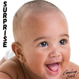 Surprise - Baby Coming Soon: Baby Announcement Gifts And Pregnancy Journal - African American Inspired
