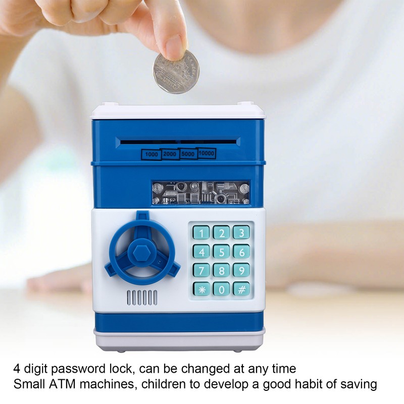 Piggy Bank Mini Automatic Coins Saving Box Home Furnishing Article