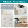 Orger Acrylic Cabinet Handles 5 Pack Modern Cabinet Hardware Drawer
