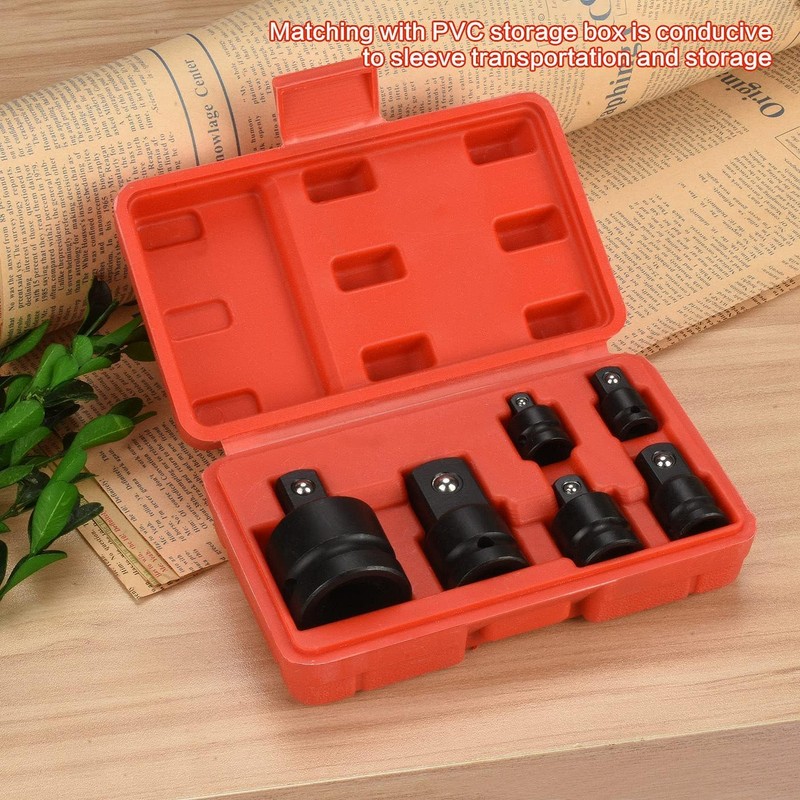 Profiwoab Impact Socket Adapter Set, 6 Pcs Professional Impact Socket