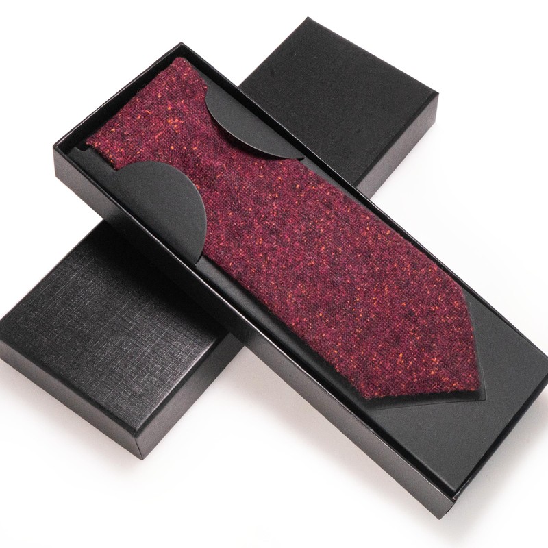 JEMYGINS Cashmere Wool Tie and Pocket Square Tie Clip Sets