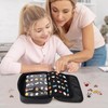 Fruobeyla Pin Display Bag, Letter PU Pin Trading Book with