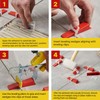 500 Pcs Tile Leveling System Clips with 1/8" (3mm) Clips