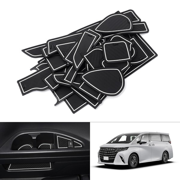Auto Spec Toyota Alphard 40 Series Interior Rubber Mat Door