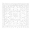 sourcing map Retro Lace Placemat 15x15-in Square Embroidered Table Place
